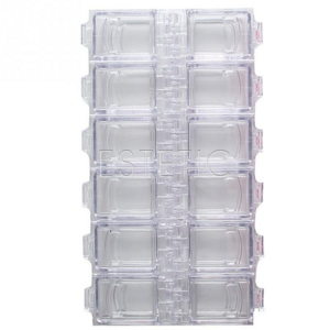 Контейнер для страз пластиковый, 12 секций