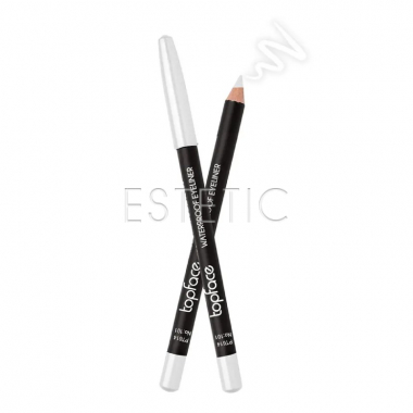 Карандаш для глаз водостойкий TopFace Waterproof Eyeliner PT614, 101 White, 1,14 г