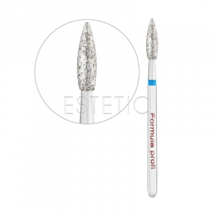 Фреза алмазна Полум`я Гостре Синє Blue 2,3x10мм Formula profi 104.243.524.023XL 