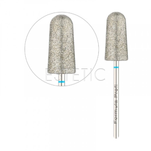 Фреза алмазна для педикюру Formula profi PODO 02 Конус заокруглений Blue 9x20мм