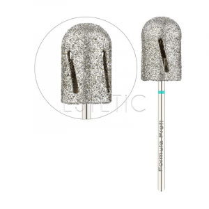 Фреза алмазна для педикюру Formula profi PODO 04 Ковпачок Green 12x20мм