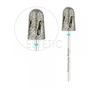 Фреза алмазна для педикюру Formula profi PODO 06 Ковпачок конусний Green 10x17мм