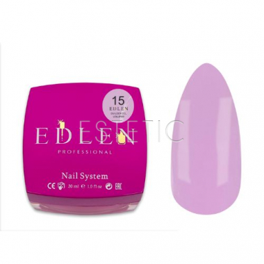 Гель для наращивания EDLEN Builder gel №15 Lollipop лиловый зефирный, 30 мл