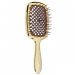 Фото 1 - Щетка для волос Janeke Limited Superbrush Gold, золотая с черно-коричневым