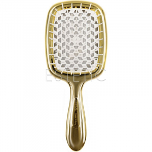Щетка для волос Janeke Limited Superbrush Gold, золотая с белым