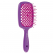 Фото 1 - Щітка для волосся Janeke Superbrush неон фуксія фіолетово-рожева
