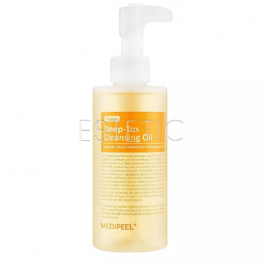 Гидрофильное масло Medi-Peel Vegan Vitamin Deep-Tox Cleansing Oil для очистки лица, 200 мл