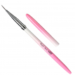 Кисточка для ногтей mArt П-22 с колпачком металлический голубой Liner, 11мм