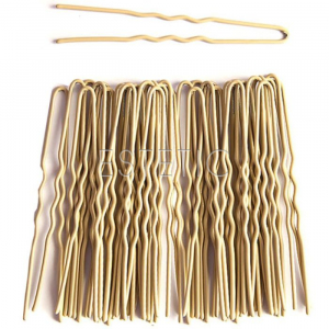 Шпильки для волос IZA бежевые, 6,5 см, 20 шт. в упаковке