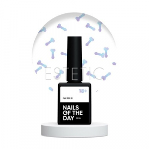 Топ з камифубуками Top NAILSOFTHEDAY FUN!!! №01 голографический, 10 мл