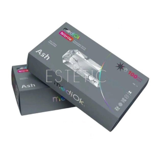 Рукавички нітрилові MediOk ASH сірі, р.XS (50 пар в уп.) 1 пара