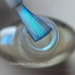 Фото 2 - Лак краска для стемпинга SAGA Chameleon 05 эффект втирки голубой, 8 мл