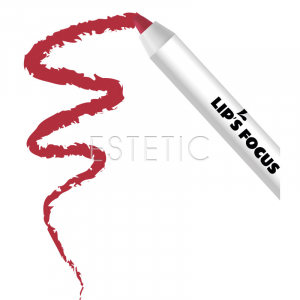Олівець для губ гелевий BLESS Gel Pensil Lip`s Focus 313 deep red, 1,2г