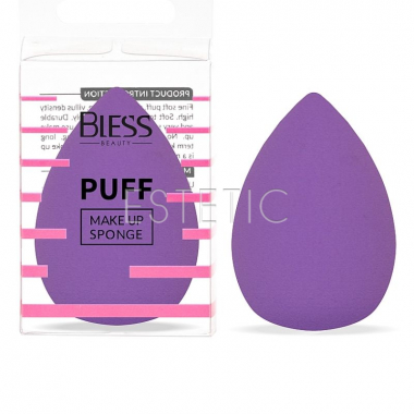 Спонж скошенный Bless PUFF Beauty Blender makeup фиолетовый