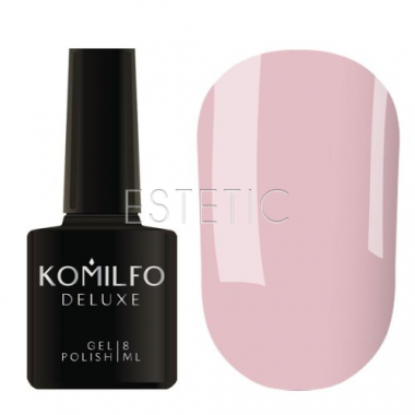 Гель-лак Komilfo Fashionista Collection 002 пудровий ніжно-рожевий, 8 мл