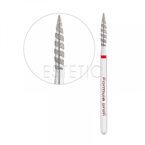 Фреза Торнадо Полум`я Гостре Червоне RED 2,3x11мм Formula profi 806.104.243.514.023