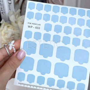 Плівки для педикюру SLIDIZ WP-055 blue блакитний