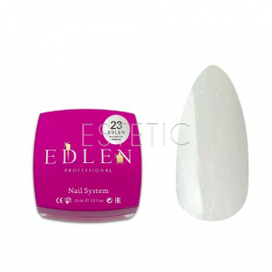 Гель для наращивания EDLEN Builder gel №23 Princess молочный с микроблеском,15 мл