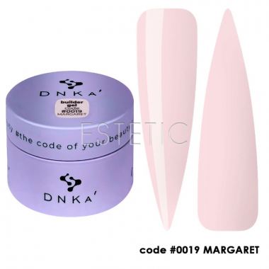 Гель DNKa Builder Gel #0019 Margaret пастельний ніжно-рожевий, 30 мл