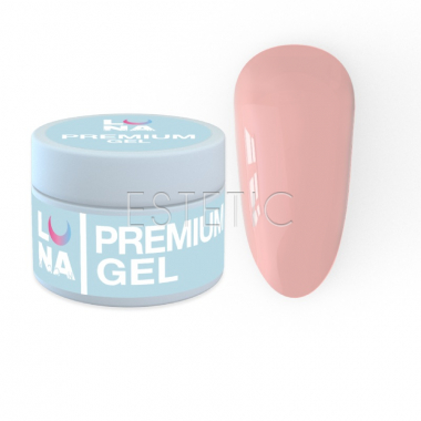 Гель для нарощування LUNA Premium Gel №16 бежево-рожевий, 30 мл