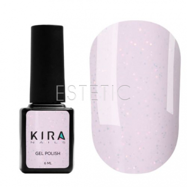 Гель-лак Kira Nails Soft Glow №001 молочно-рожевий з блиском опал, 6 мл