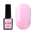 Гель-лак Kira Nails Soft Glow №002 светло-розовый зефирный с микроблеском, 6 мл