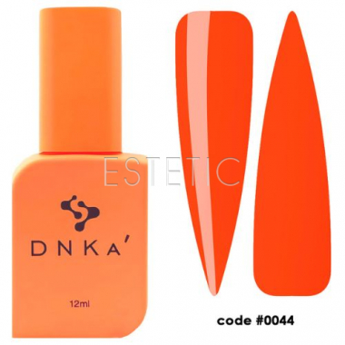 Рідкий гель DNKa Liquid Acrygel #0044 Santorini яскравий помаранчевий, 12 мл