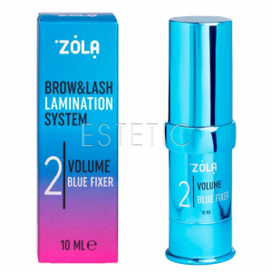 Склад для ламінування брів та вій ZOLA Color Lab 02 Volume Blue Fixer, 10 мл