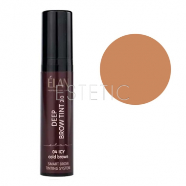 Фарба для брів ELAN Deep Brow Tint 2.0,  04 ICY cold brown холодний коричневий, 10 мл