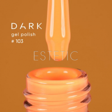 Гель-лак Dark gel polish 103 оранжевый, 10 мл