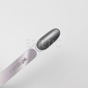 Металлическая гель-краска для ногтей Touch Metallic Gel серебряная, 5 мл