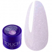 Гель для ногтей Touch Builder Gel Shine Bright -3 молочно-лиловый с бриллиантовым шиммером, 15мл