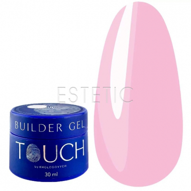 Гель для наращивания Touch Builder Gel Candy cotton зефирный розово-лиловый, 30 мл