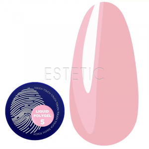 Рідкий полігель Touch Liquid polygel- 5 зефірний ніжно-рожевий, 15мл