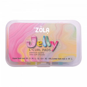 Валики для ламінування ZOLA Jelly L-Curl для верхніх та нижніх вій