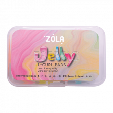 Валики для ламинирования ZOLA Jelly L-Curl для верхних и нижних ресниц