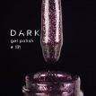 Гель-лак Dark gel polish 131 Cosmos фіолетовий з голографічними блискітками, 6 мл