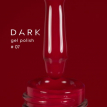 Гель-лак Dark gel polish  07 насыщенный глубокий красный, 6 мл