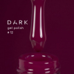 Гель-лак Dark gel polish 12 винний бургунд, 6 мл