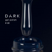 Гель-лак Dark gel polish  22 глибокий темно-синій, 6 мл