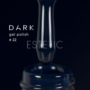 Гель-лак Dark gel polish  22 глубокий темно-синий, 6 мл