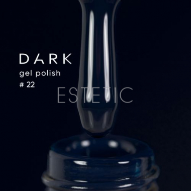 Гель-лак Dark gel polish  22 глибокий темно-синій, 6 мл