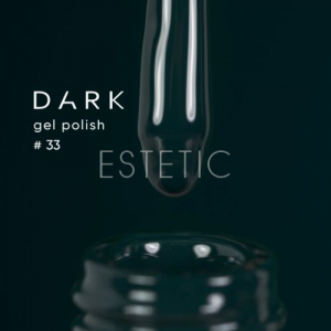 Гель-лак Dark gel polish  33 глубокий темно-зеленый бутылочный, 6 мл