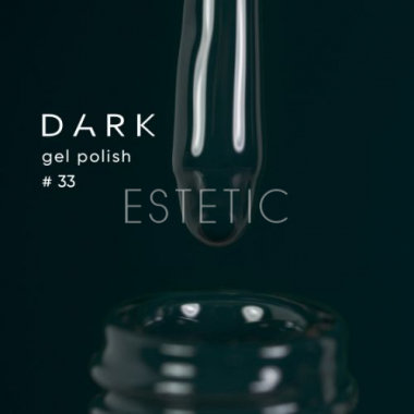 Гель-лак Dark gel polish  33 глибокий темно-зелений пляшковий, 6 мл