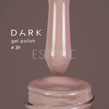 Гель-лак Dark gel polish  39 світлий бежево-ліловий, 6 мл