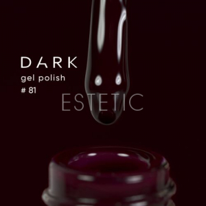 Гель-лак Dark gel polish  81 винный темный бургунд, 6 мл