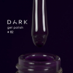 Гель-лак Dark gel polish  82 темный сине-фиолетовый баклажан, 6 мл