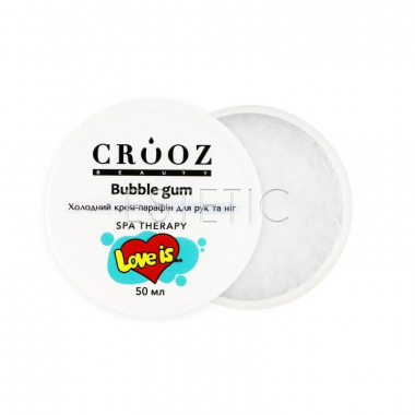 Холодный крем-парафин для рук и ног Crooz Bubble Gum, 50 мл