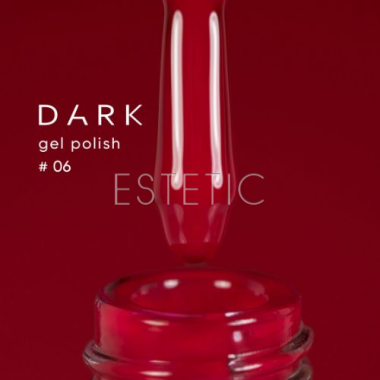 Гель-лак Dark gel polish  06 червоний китайський, 6 мл