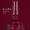 Гель-лак Dark gel polish  09 сливово-червоний, 6 мл